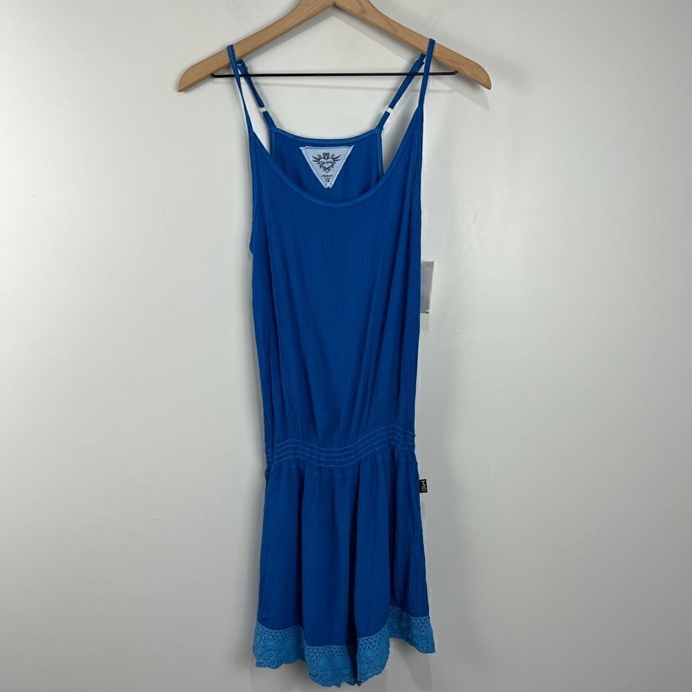 Girl’s T2 Love Cobalt Blue Sleeveless Romper 14 NWT